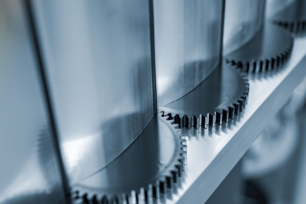 Detailaufnahme eines Bauteils im Werk von STULZ in Hamburg-Schnelsen