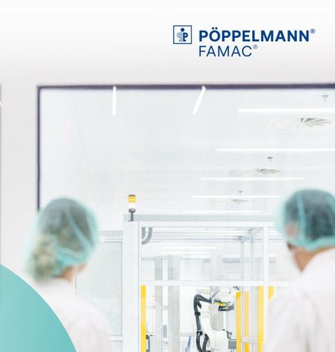Titel des Reinraum-Folders von Pöppelmann FAMAC mit unserer Aufnahme